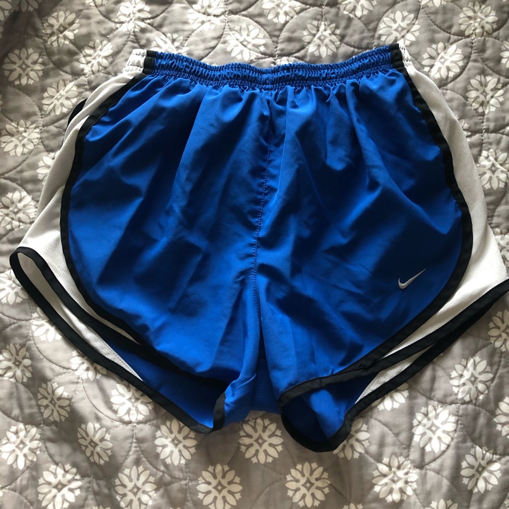 Royal blue Nike shorts size small